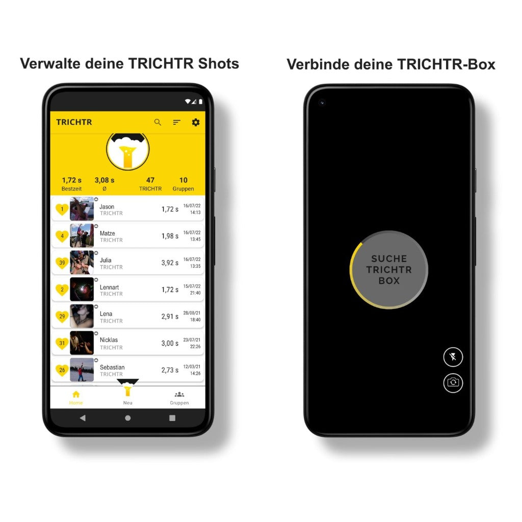 TRICHTR App – Zeitmessung mit dem SPEED Kit